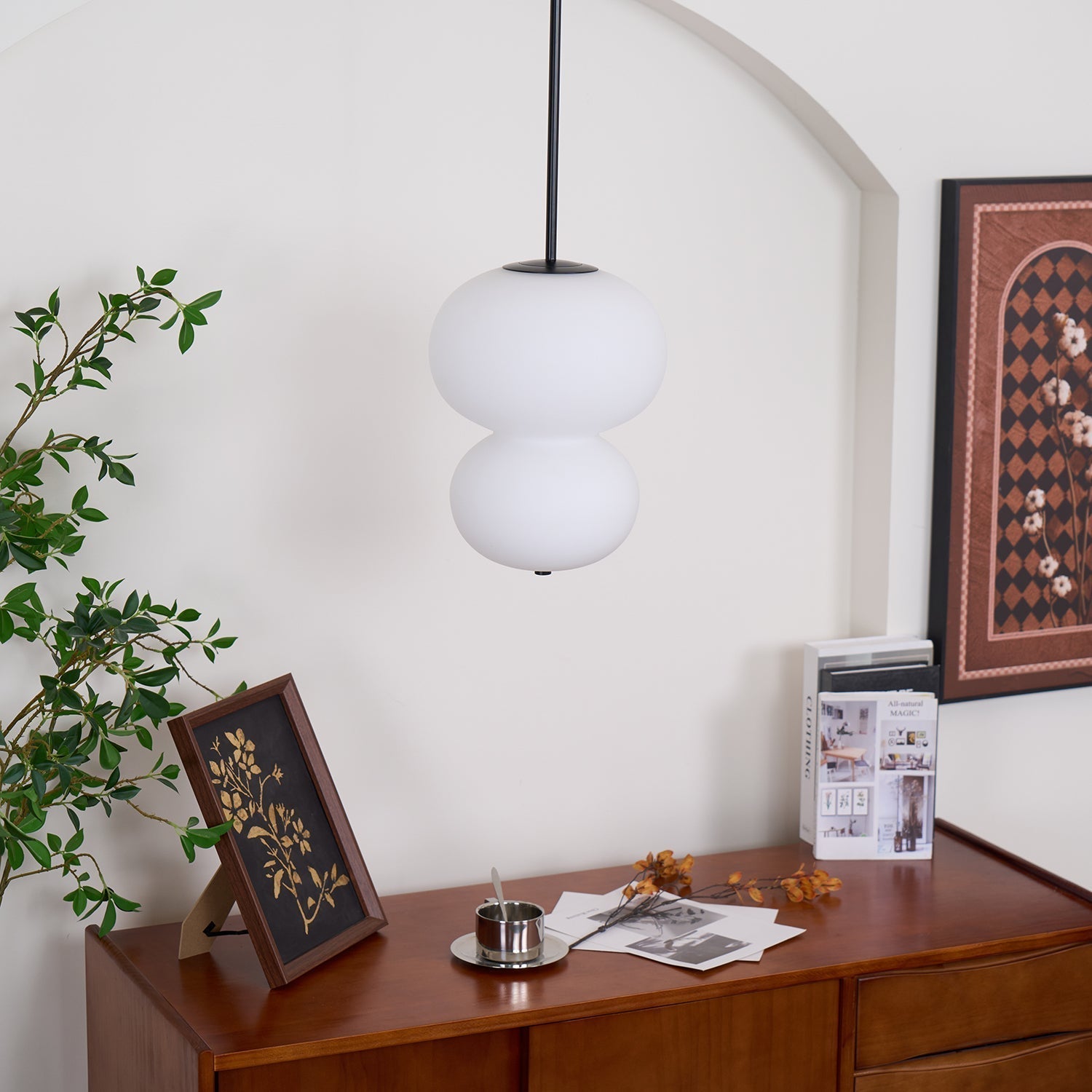 Xalt Minimalist Glass Pendant Light