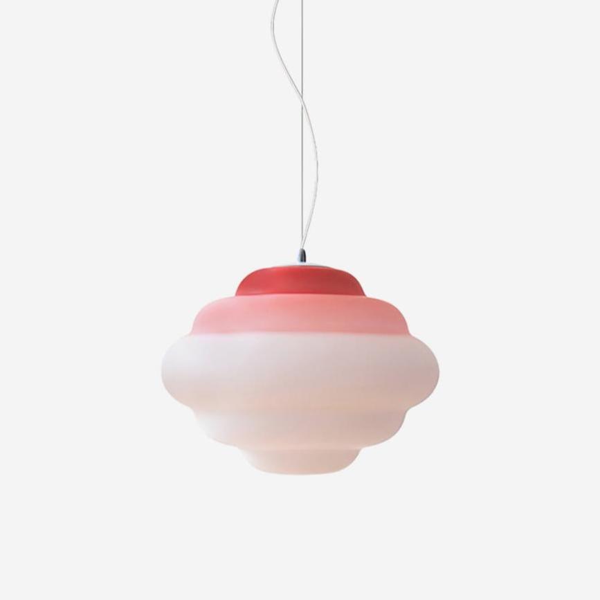 Eurvenara Premium Nordic Art Cloudy Glass Pendant Lamp