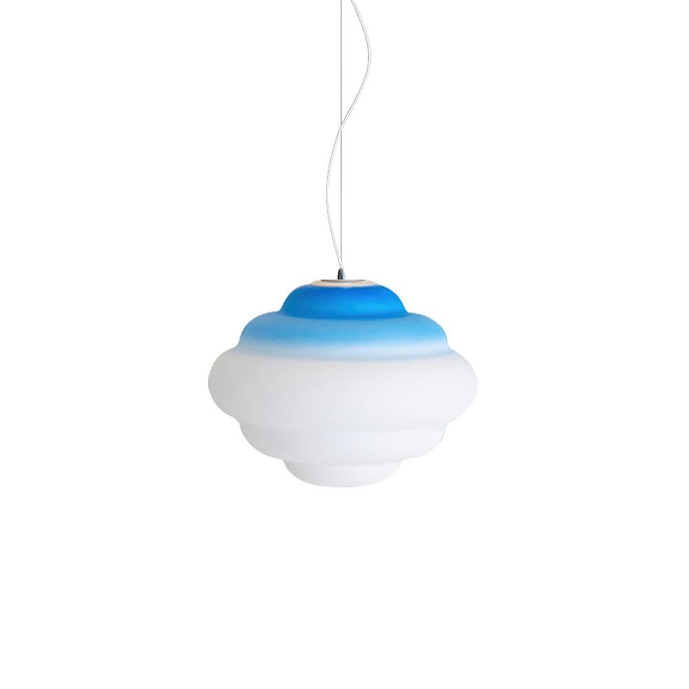Eurvenara Premium Nordic Art Cloudy Glass Pendant Lamp
