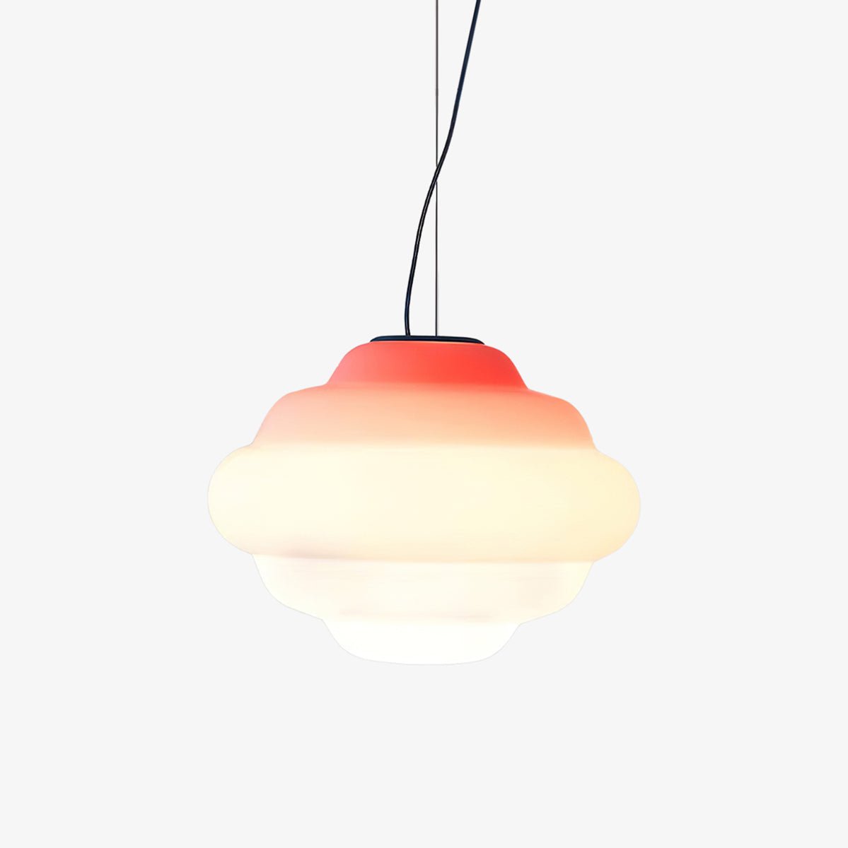 Eurvenara Premium Nordic Art Cloudy Glass Pendant Lamp