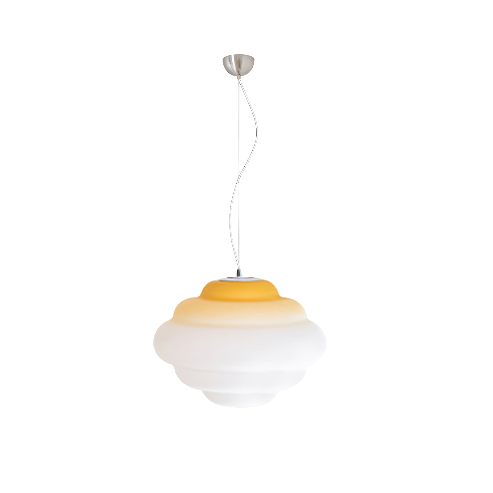 Eurvenara Premium Nordic Art Cloudy Glass Pendant Lamp