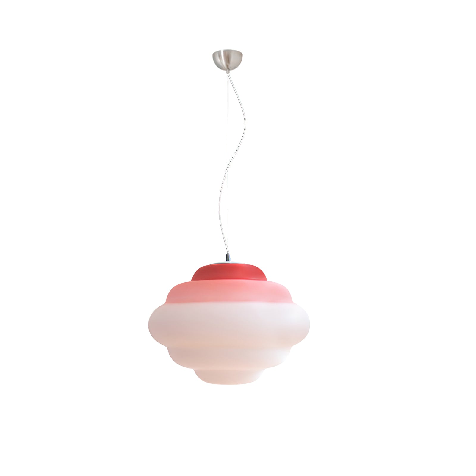 Eurvenara Premium Nordic Art Cloudy Glass Pendant Lamp