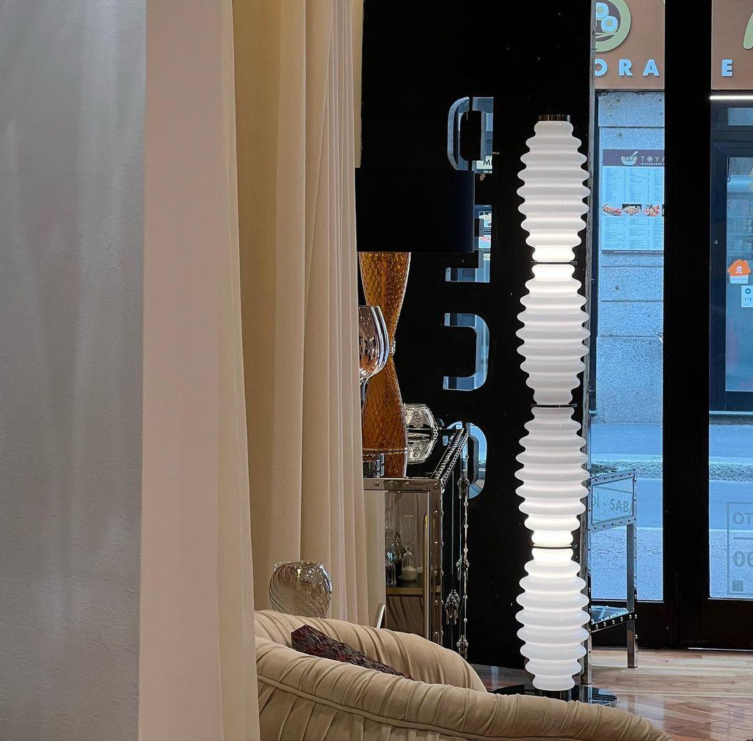 Celerine Glass Modern Floor Lamp