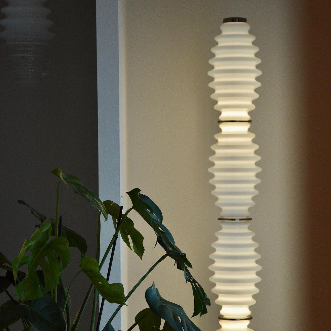 Celerine Glass Modern Floor Lamp