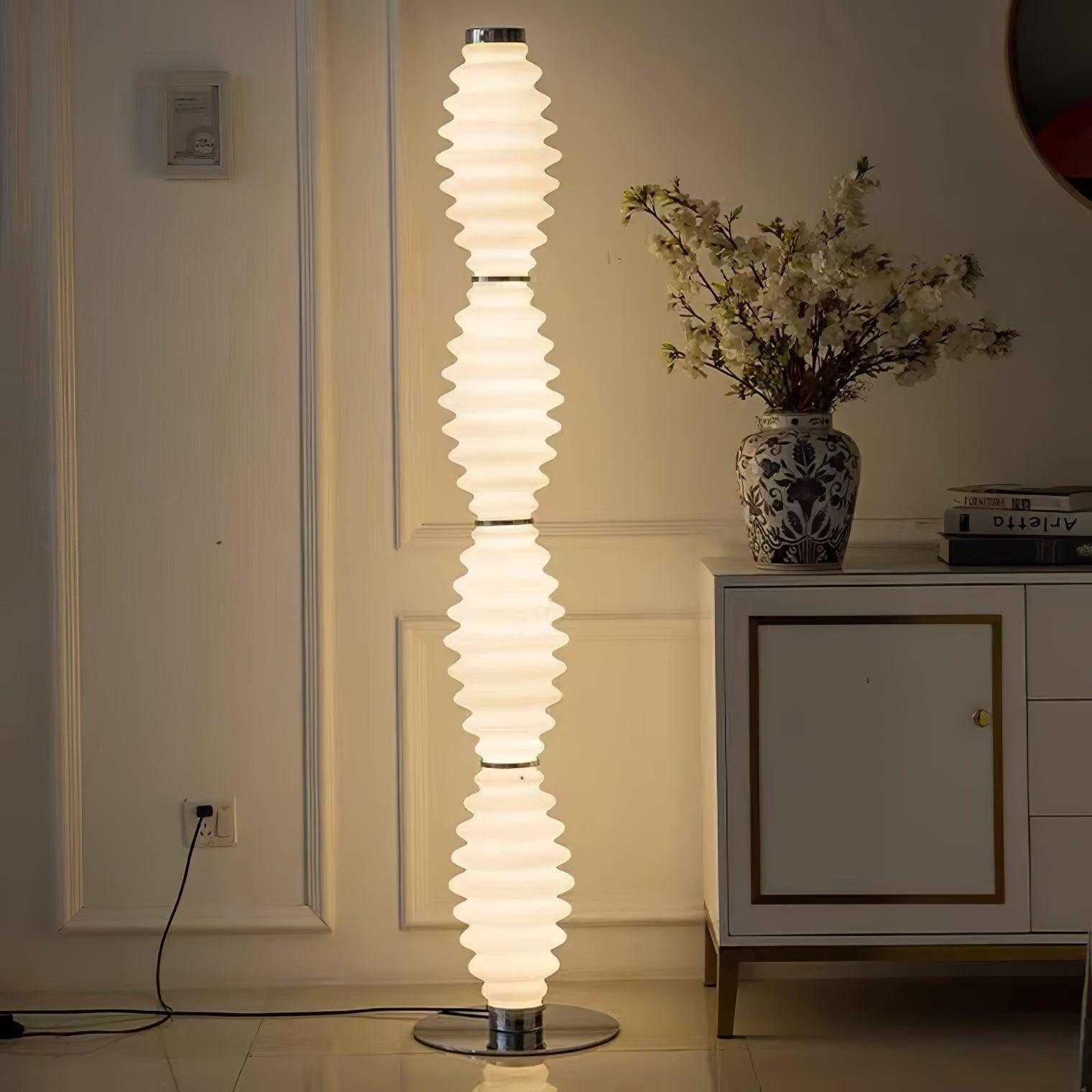 Celerine Glass Modern Floor Lamp