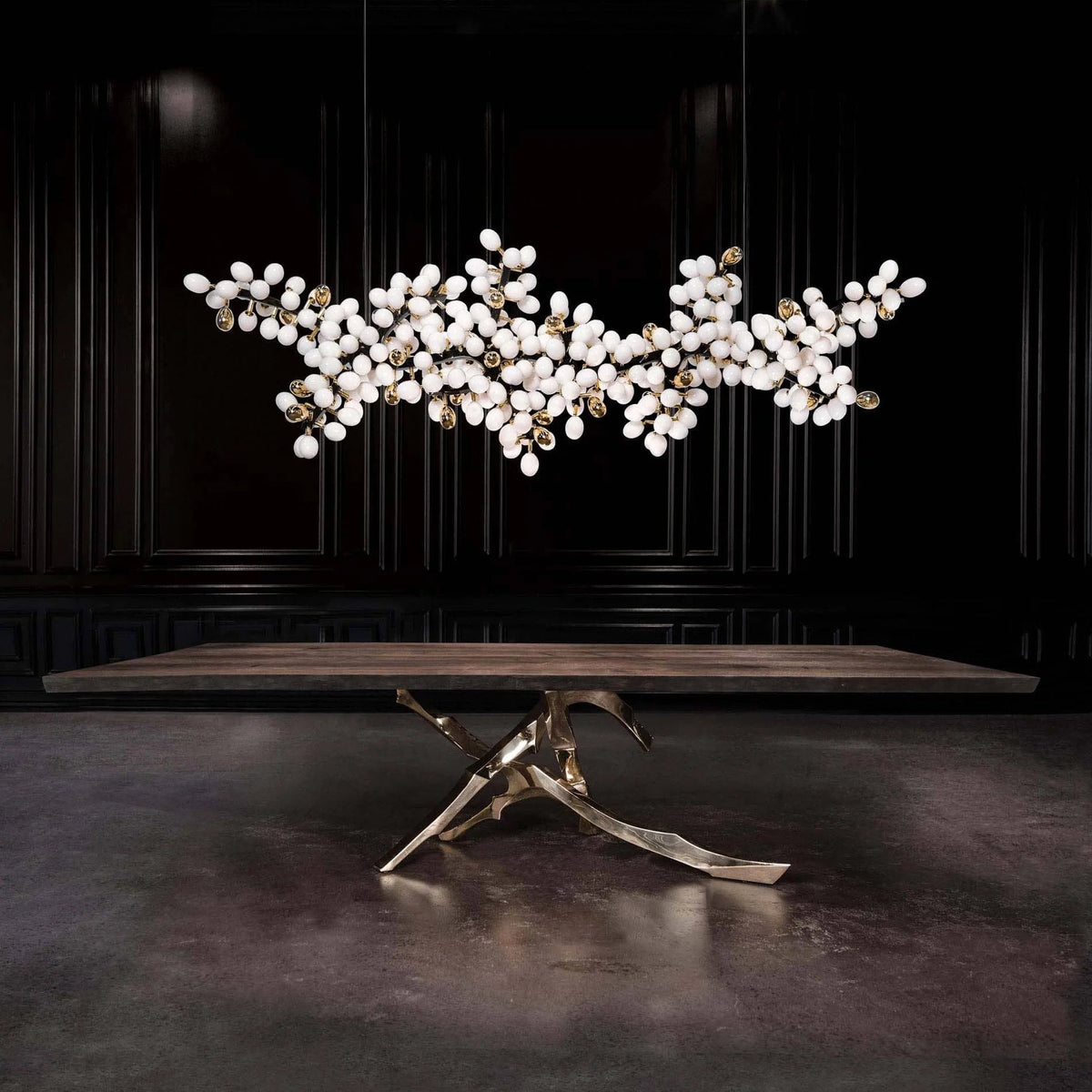Aldo Elegant Droplet Glass Chandelier