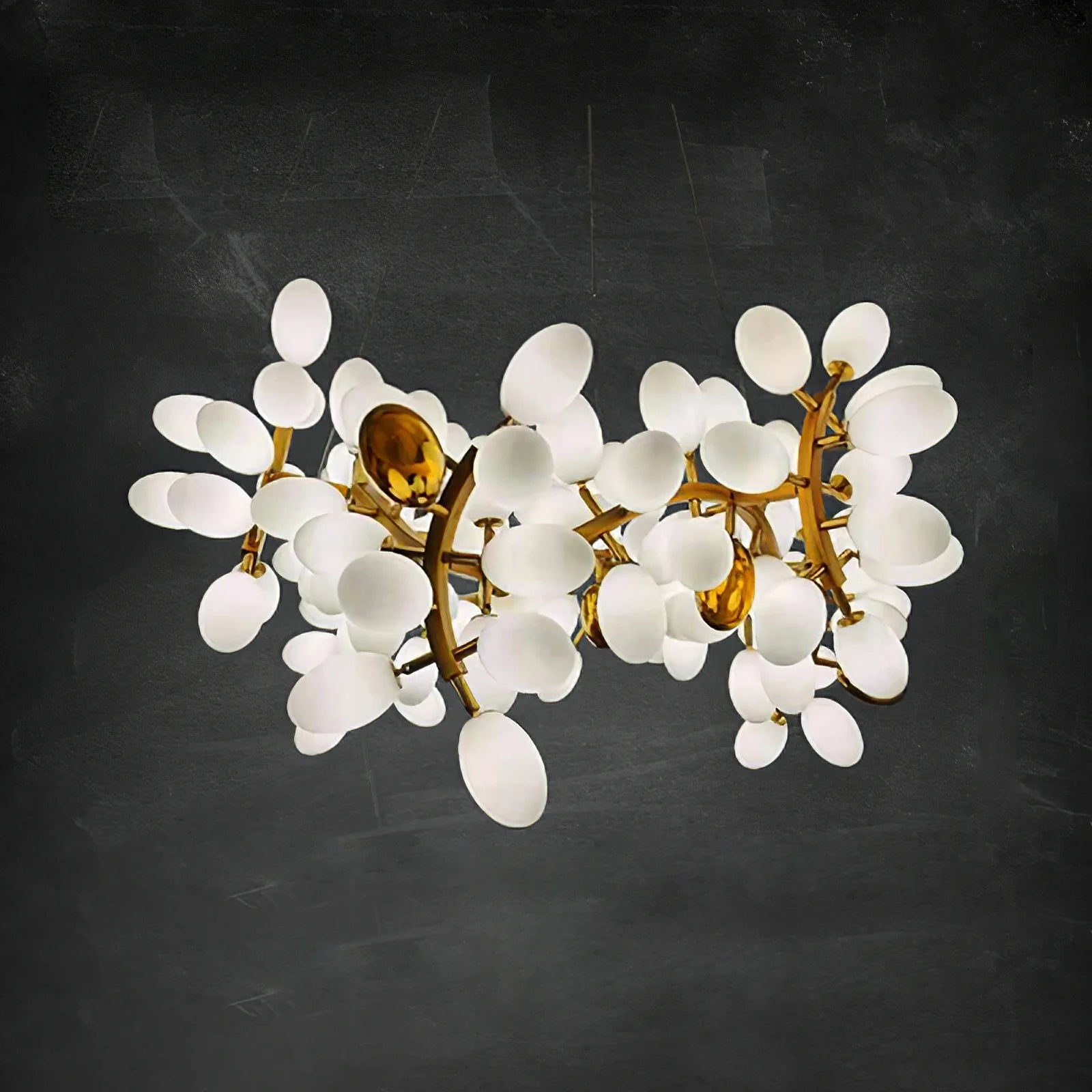 Aldo Elegant Droplet Glass Chandelier