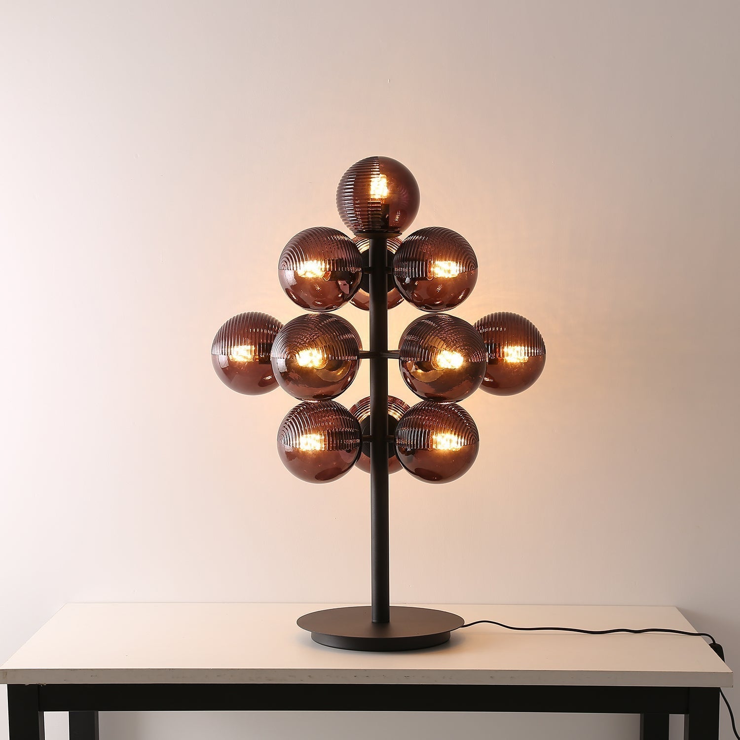 Wesley Modern Glass Table Lamp