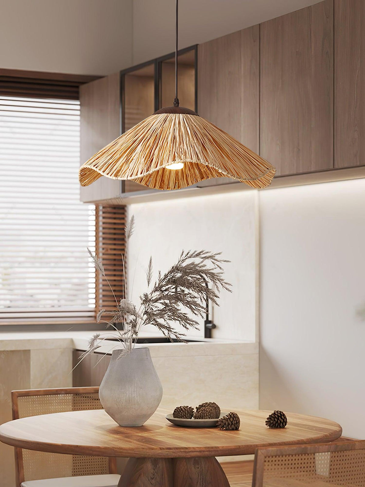 Falinor Straw Bohemian Pendant Lamp