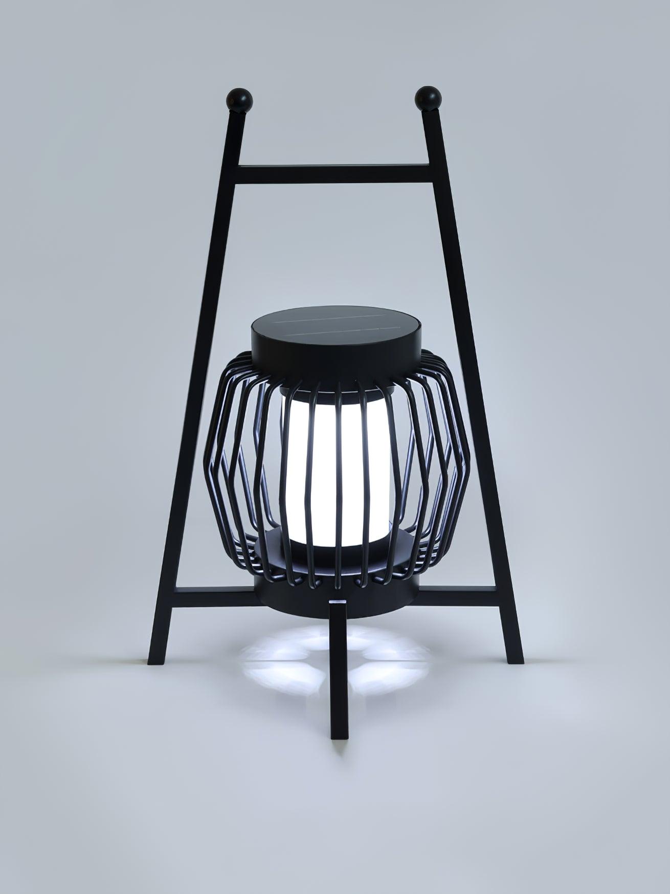 Vithair Oriental Wooden Outdoor Floor Lamp