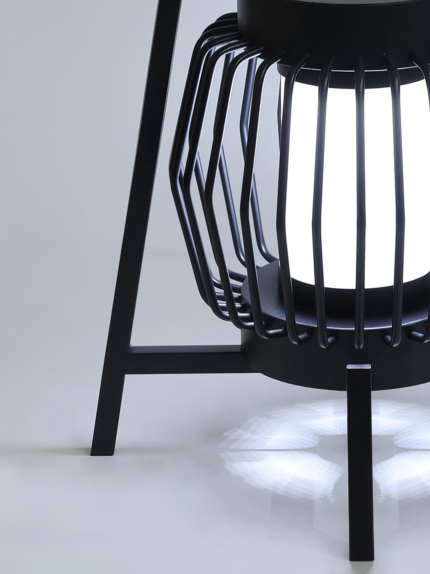 Vithair Oriental Wooden Outdoor Floor Lamp