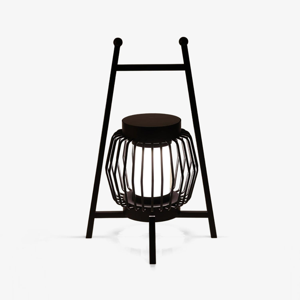 Vithair Oriental Wooden Outdoor Floor Lamp