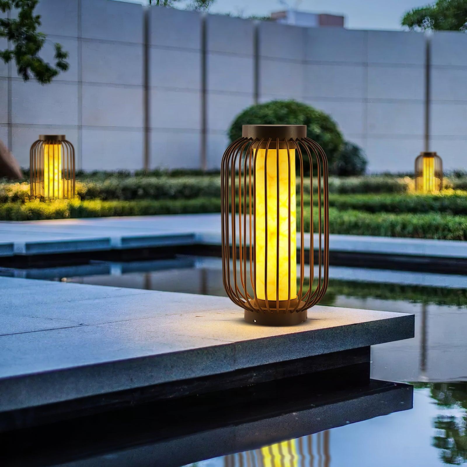 Eurthael Oriental Alabaster Table Lamp