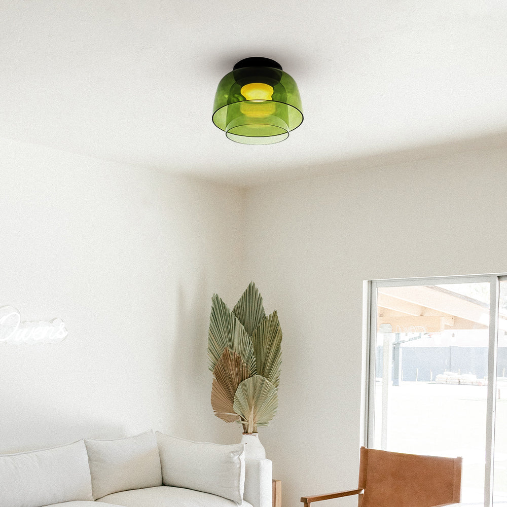 Valentina Modern Simple Creative Glass Flush Mount Ceiling Light - Neutral Decor