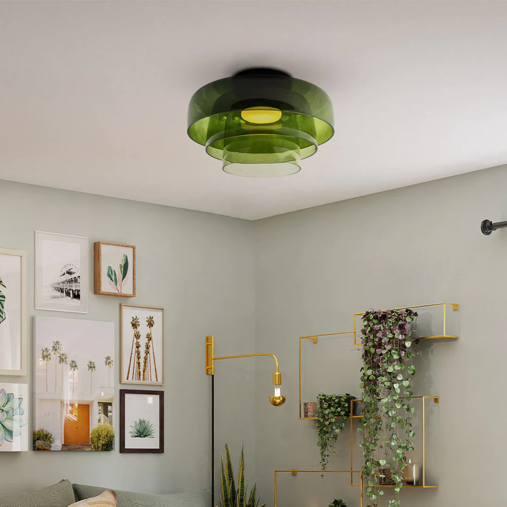 Valentina Modern Simple Creative Glass Flush Mount Ceiling Light - Neutral Decor
