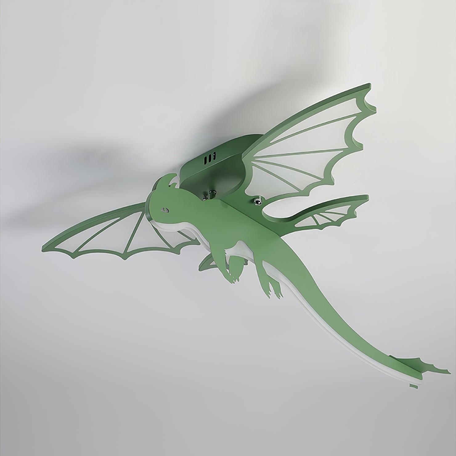 Miriora Ceiling Light Green Dinosaur LED