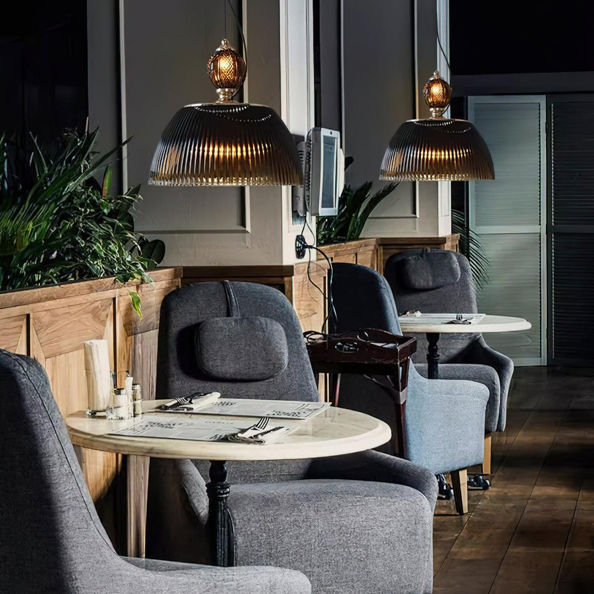 Nray Glass Retro Pendant Lamp
