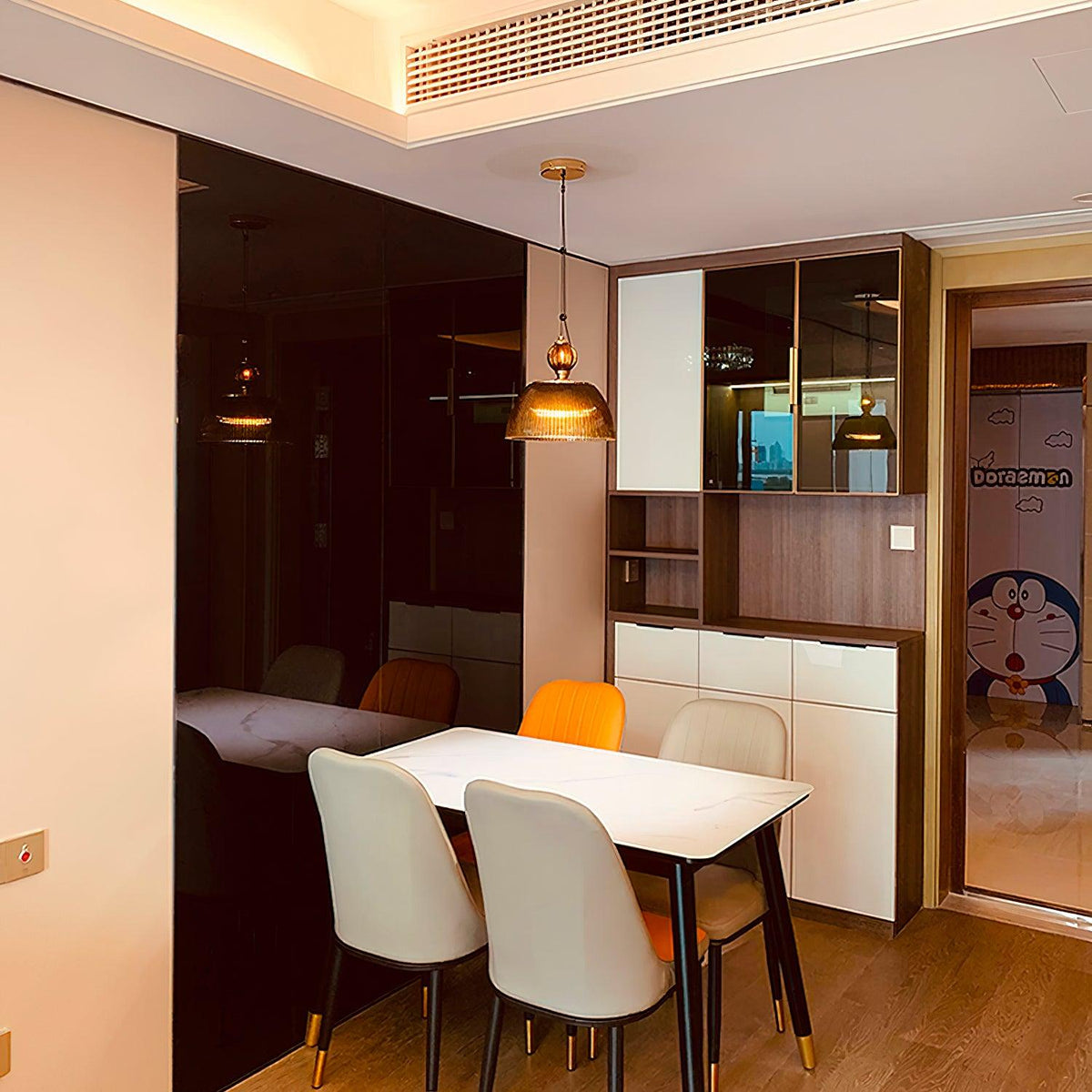Nray Glass Retro Pendant Lamp