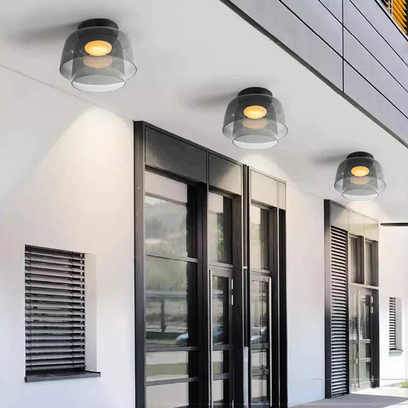 Valentina Modern Simple Creative Glass Flush Mount Ceiling Light - Neutral Decor