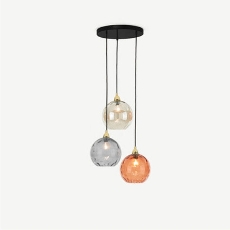 Valentina Pendant Light Water Ripple Cluster, 3 Head - Neutral Decor