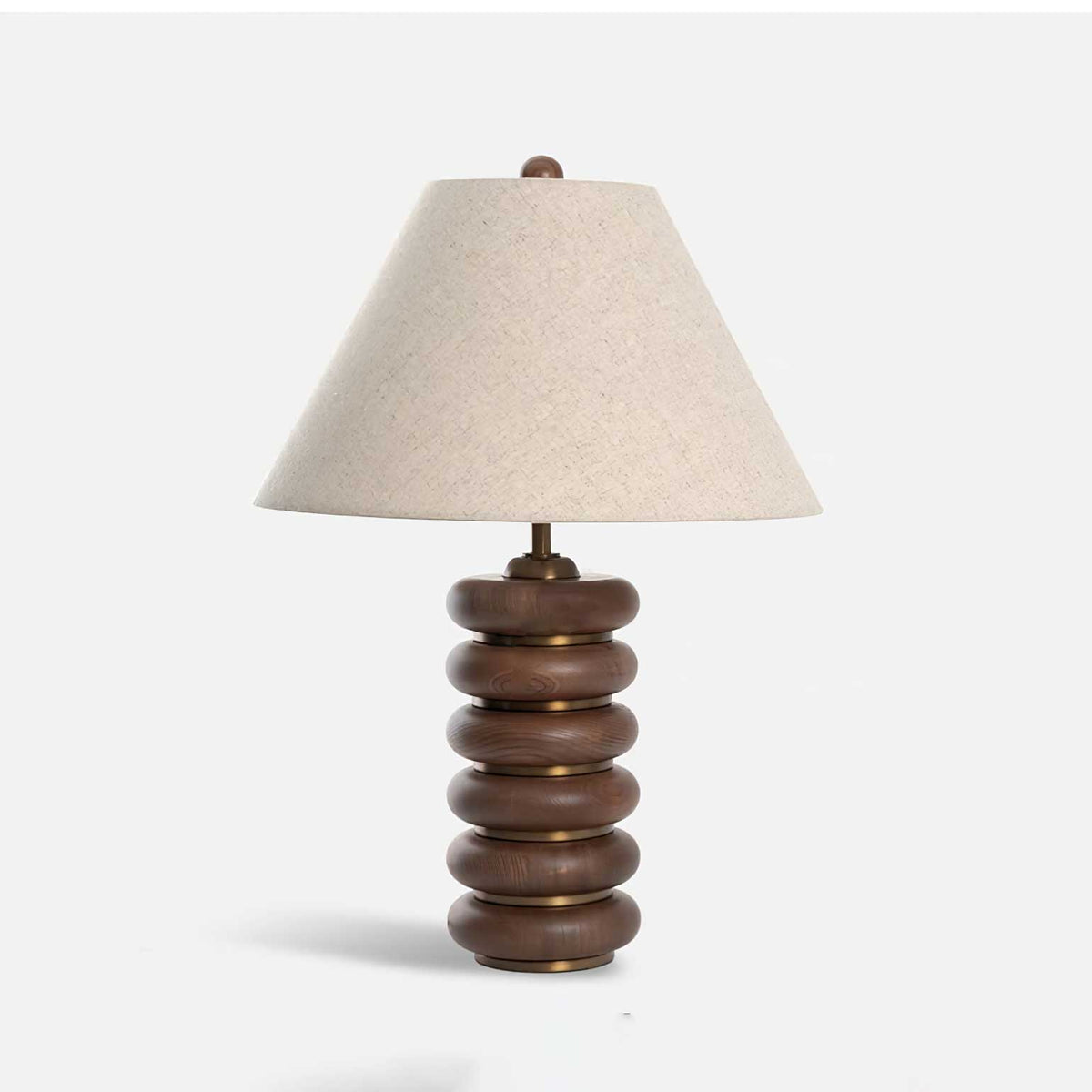Rinalia Minimalist Wood Table Lamp