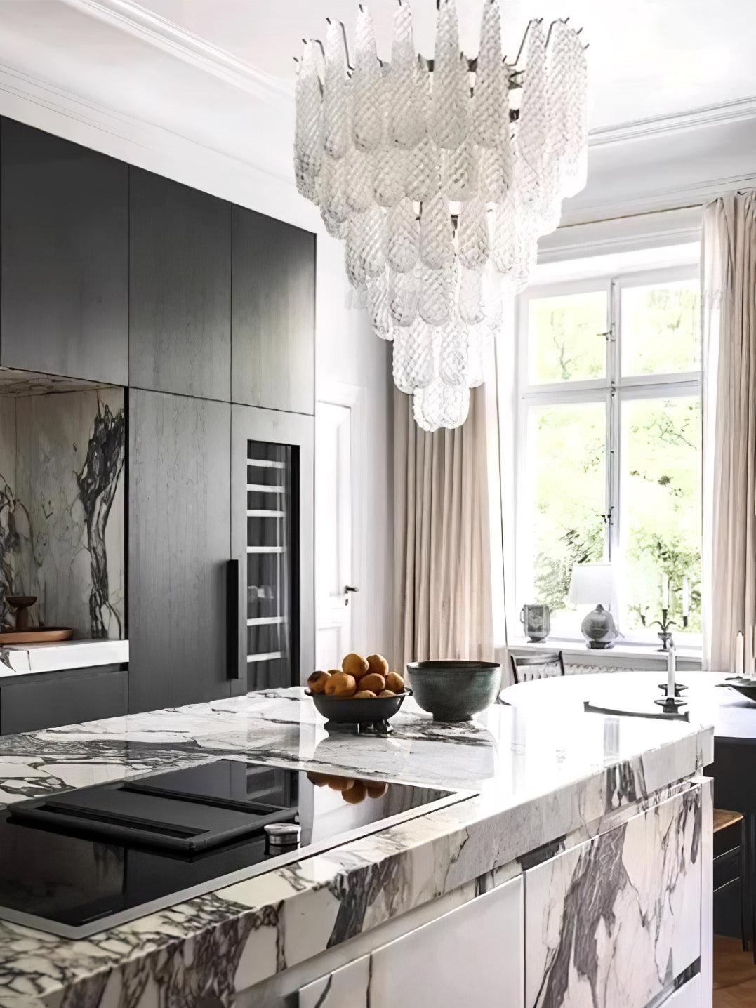 Zemaryra Glass Chandelier