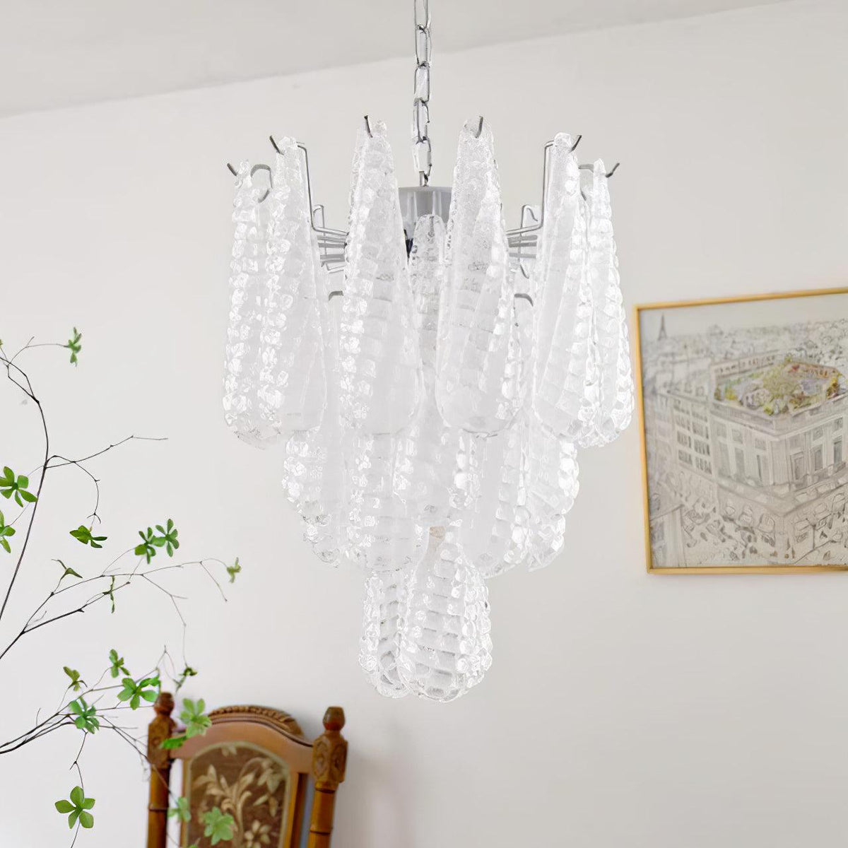 Zemaryra Glass Chandelier