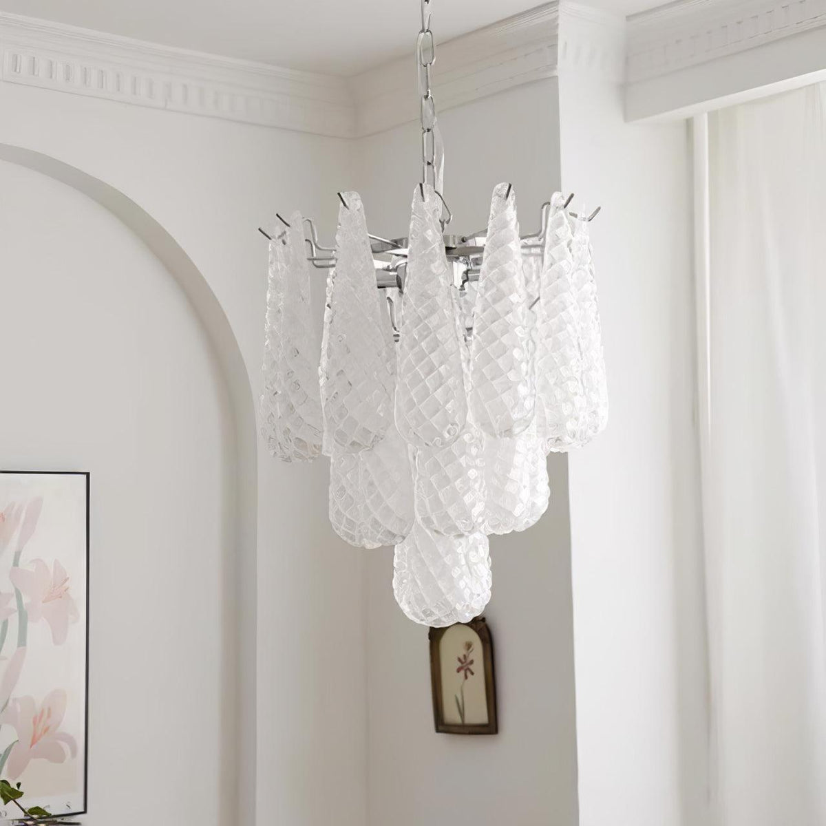 Zemaryra Glass Chandelier