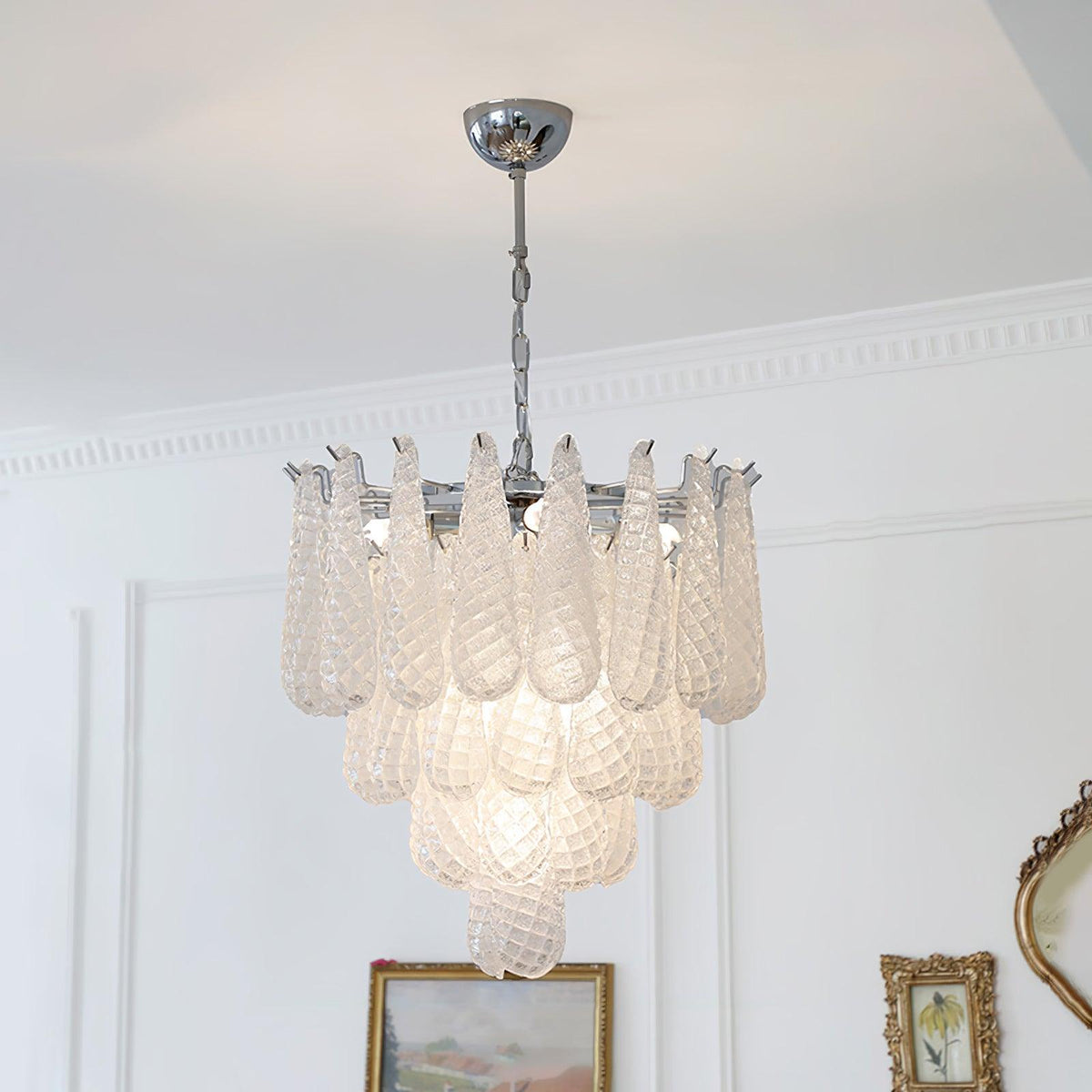 Zemaryra Glass Chandelier