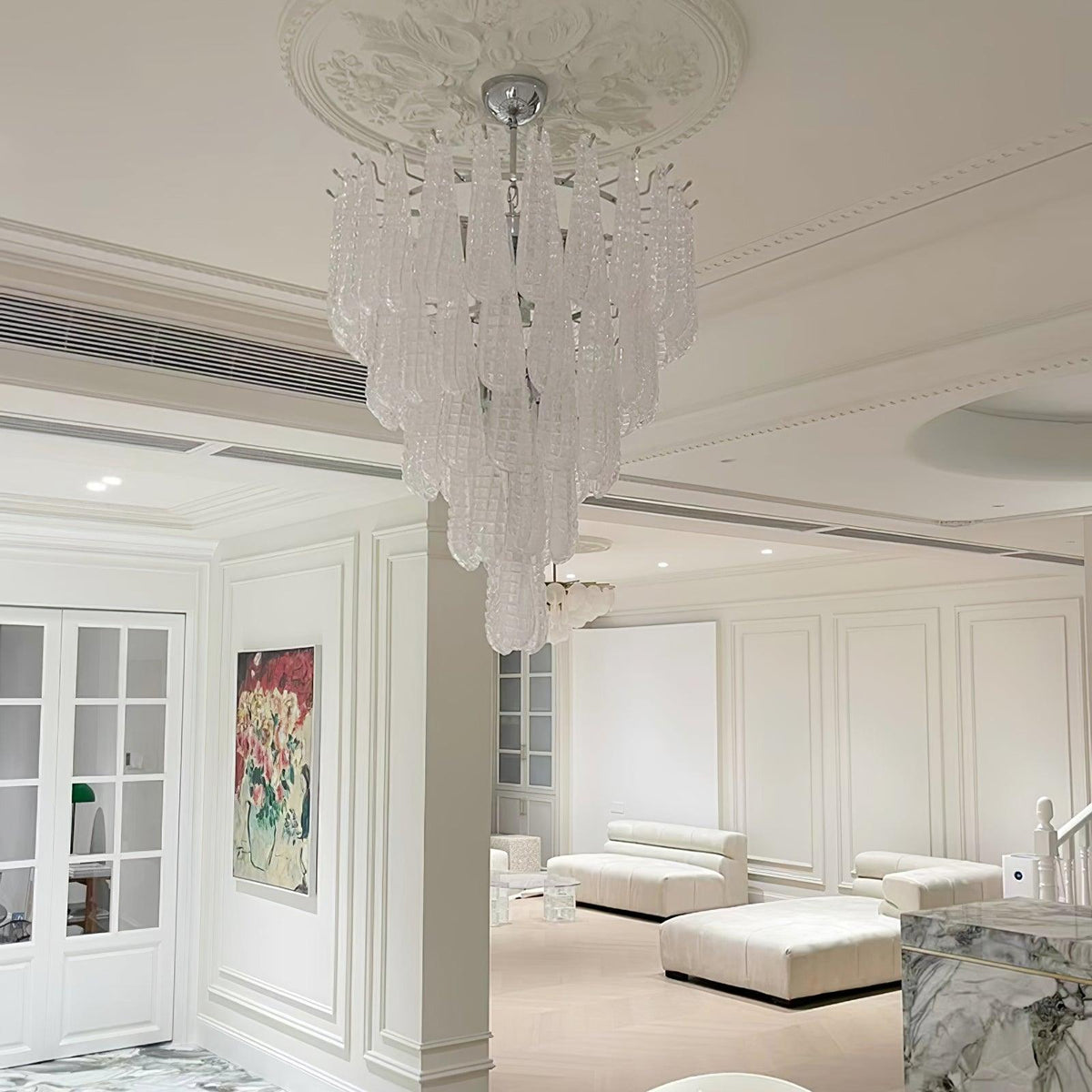 Zemaryra Glass Chandelier