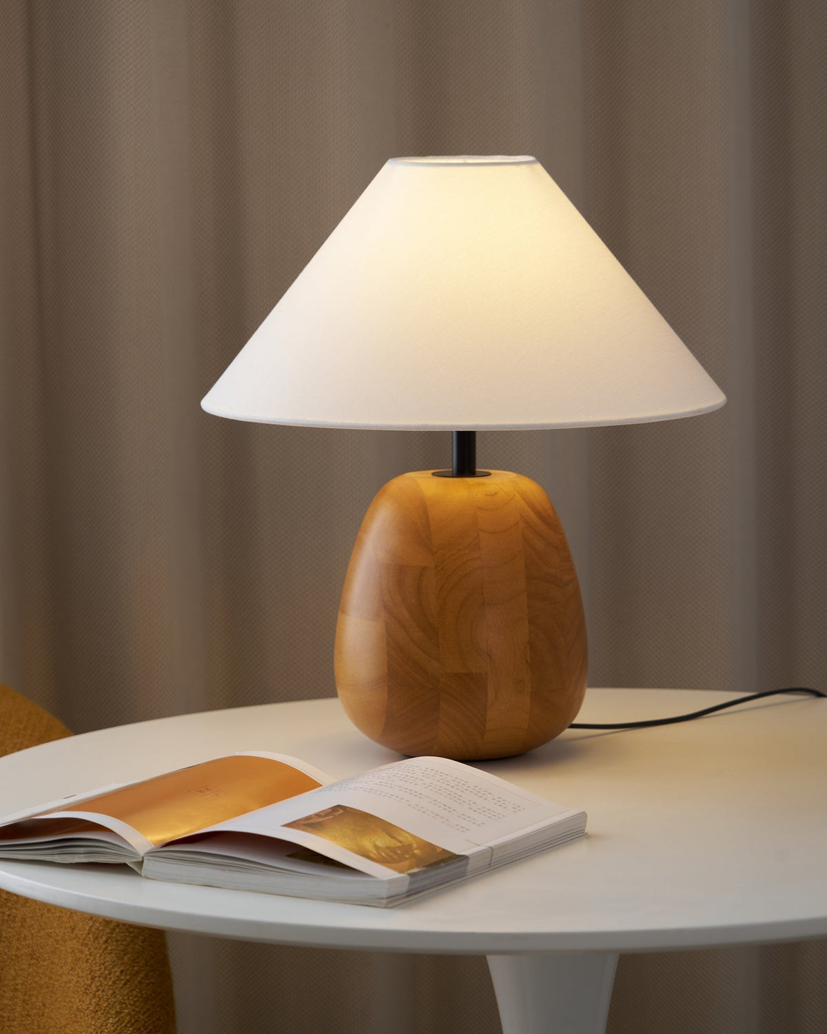 Lindenier Wood Table Lamp