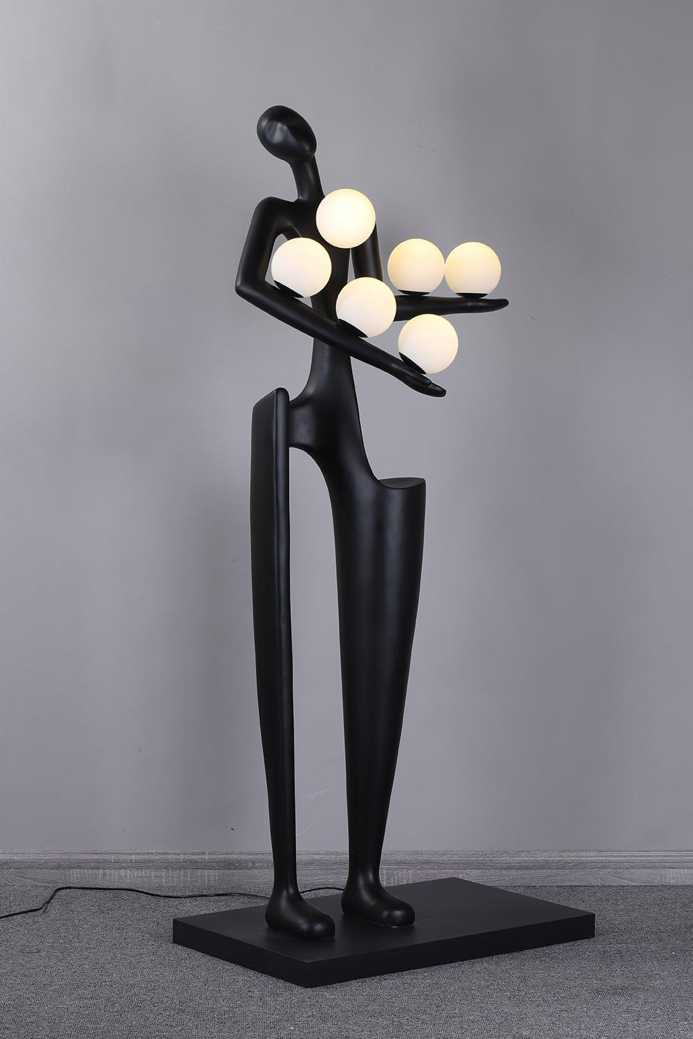 Viraeette Plastic Artistic Floor Lamp