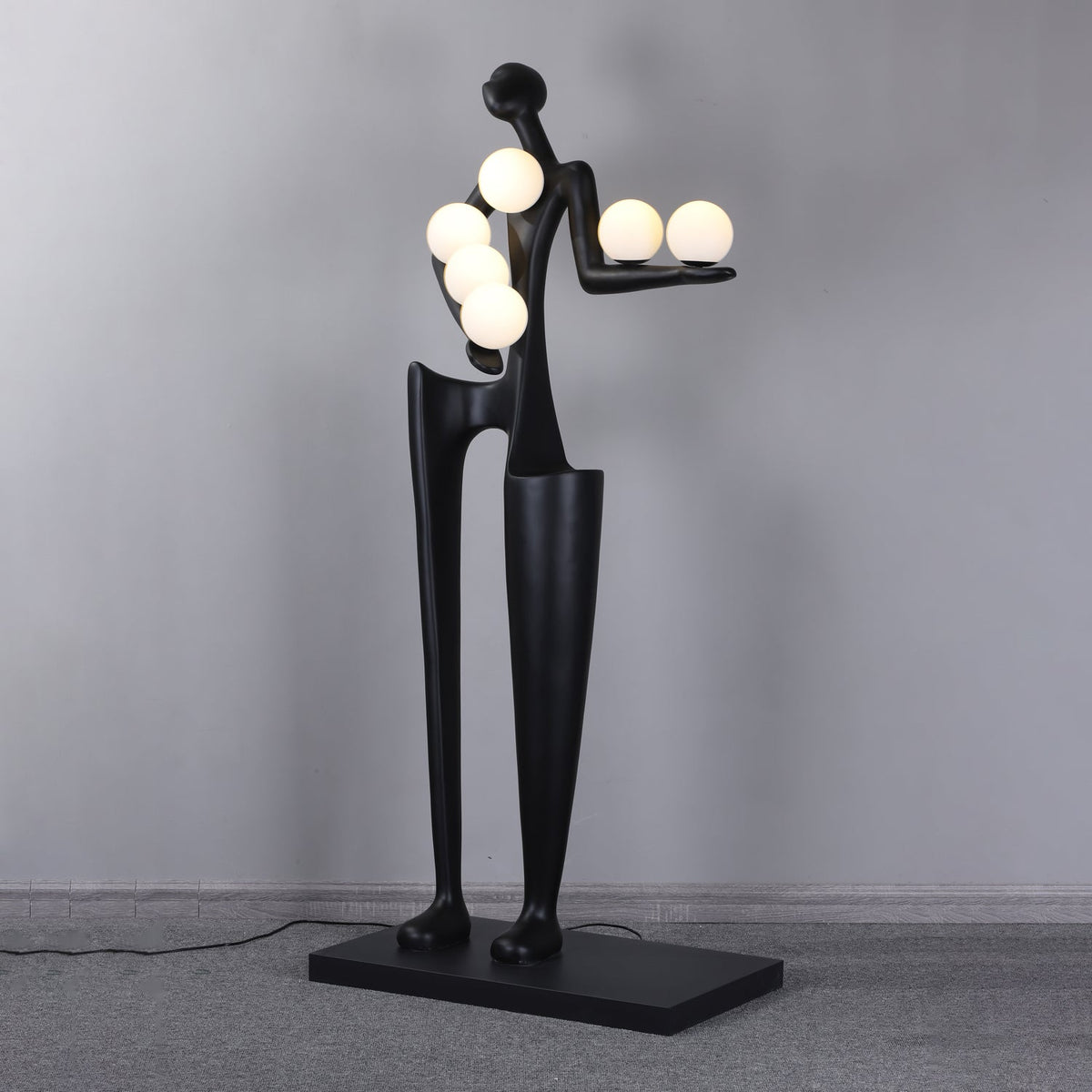 Viraeette Plastic Artistic Floor Lamp