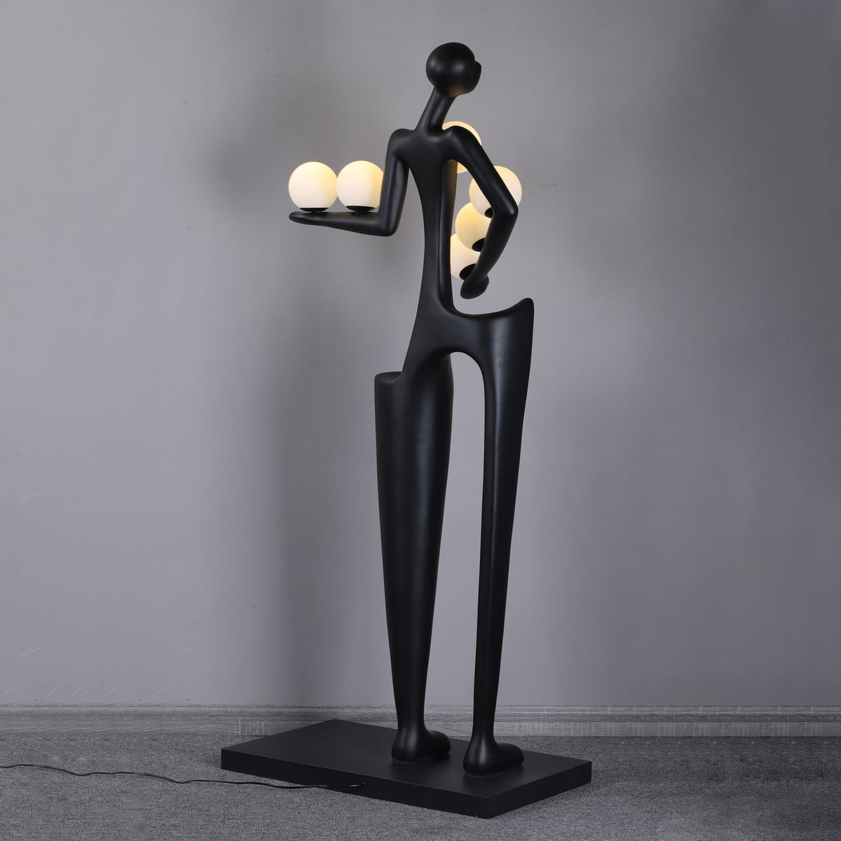Viraeette Plastic Artistic Floor Lamp