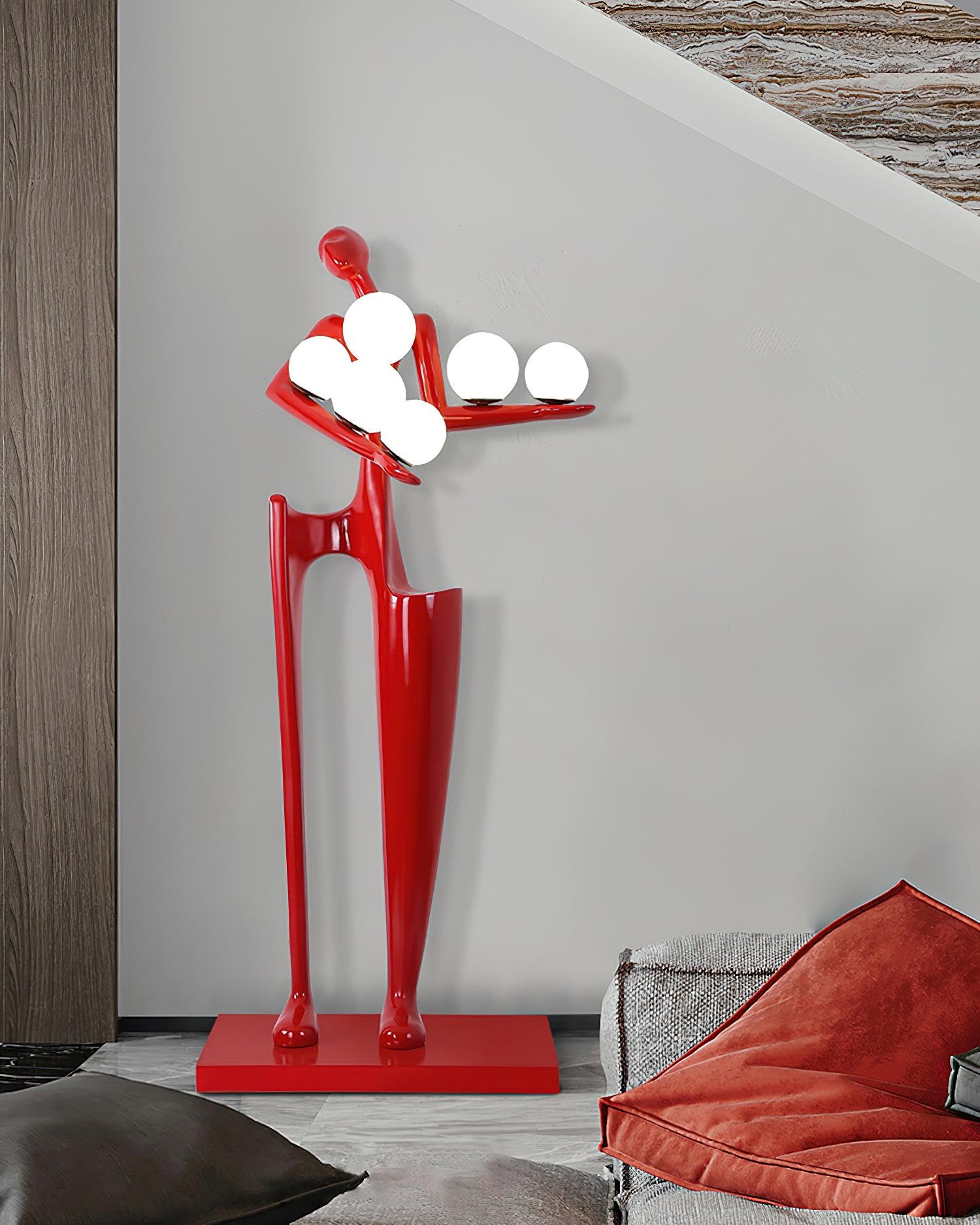 Viraeette Plastic Artistic Floor Lamp
