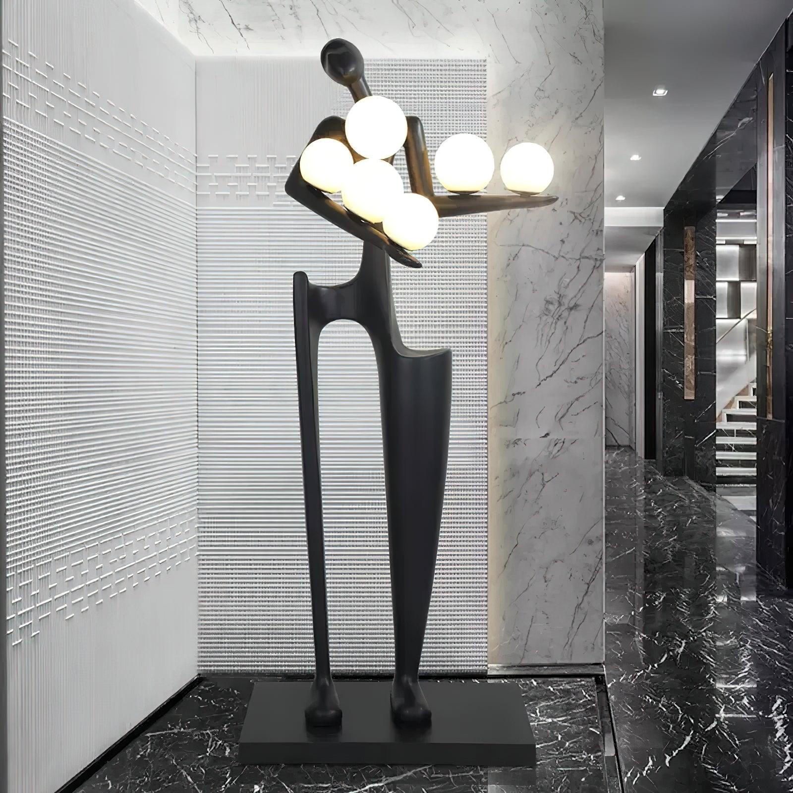 Viraeette Plastic Artistic Floor Lamp