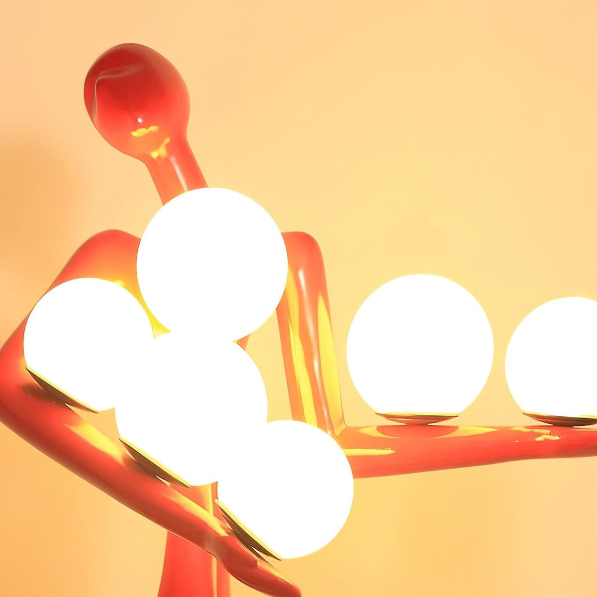 Viraeette Plastic Artistic Floor Lamp