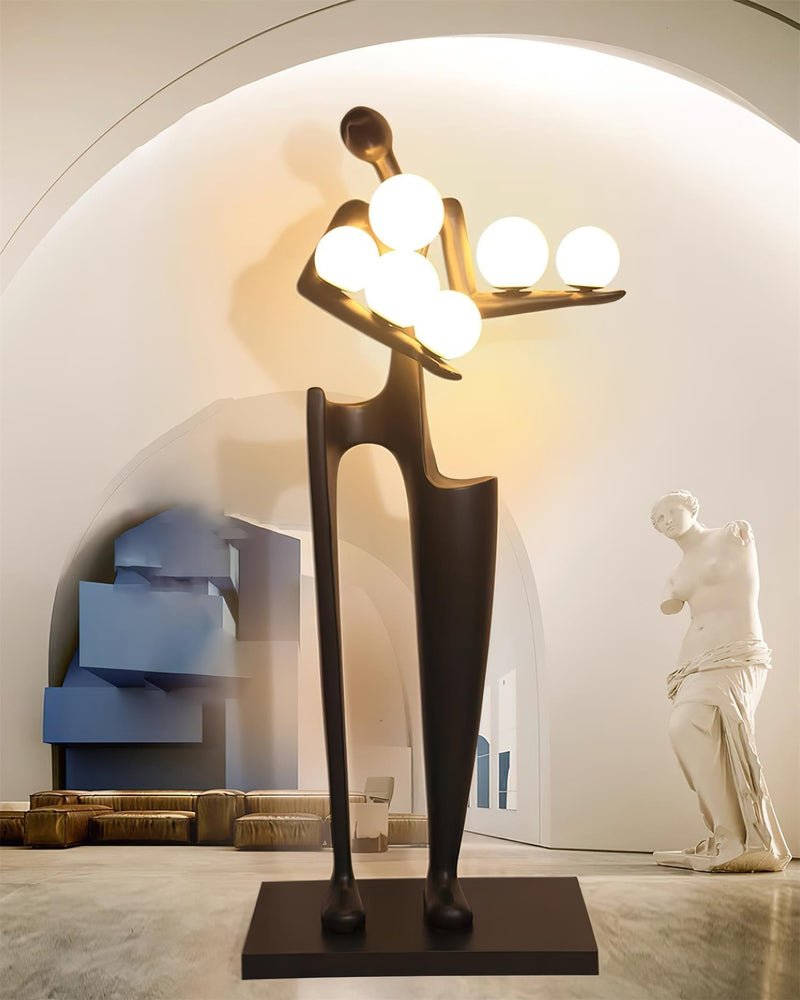 Viraeette Plastic Artistic Floor Lamp