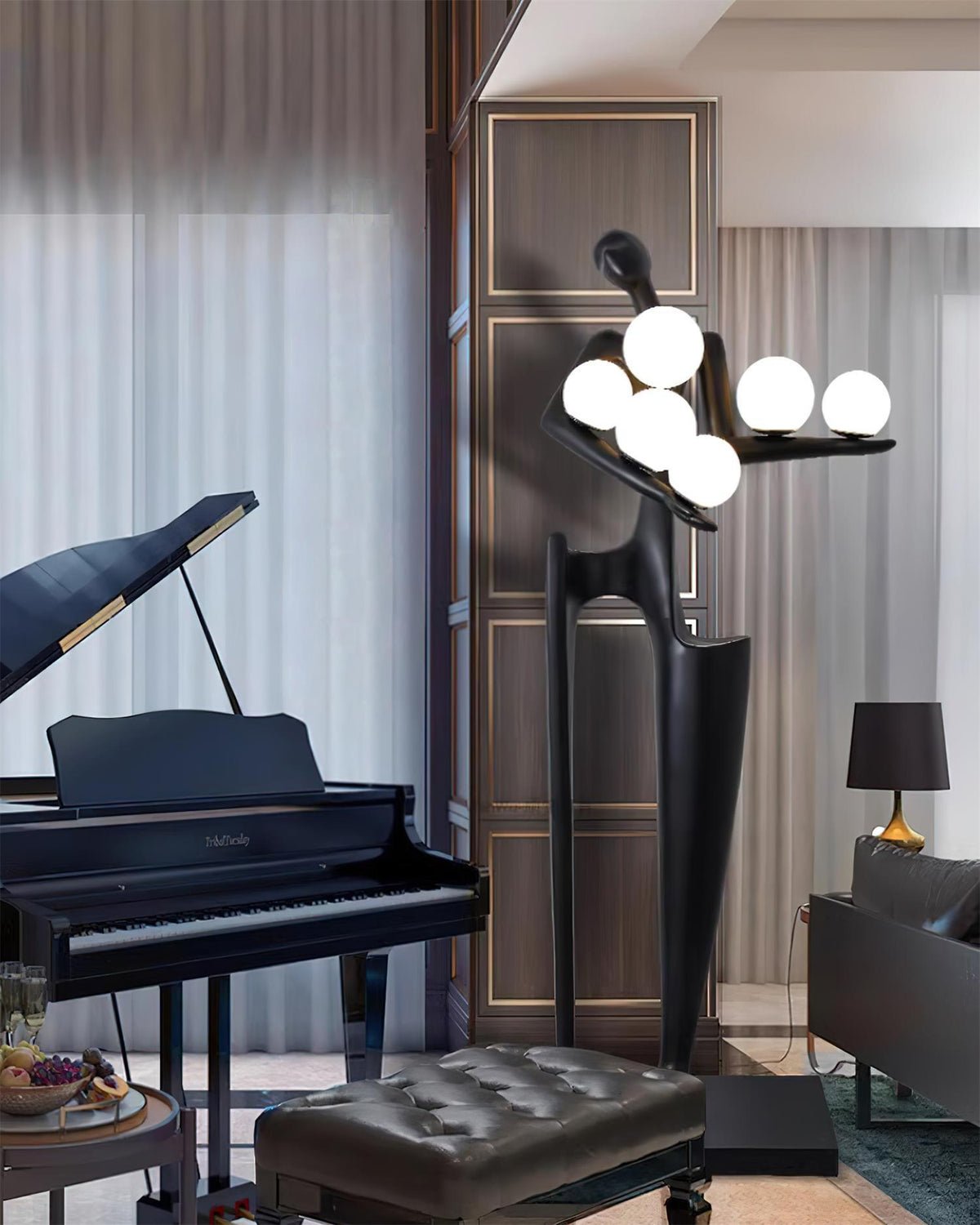 Viraeette Plastic Artistic Floor Lamp