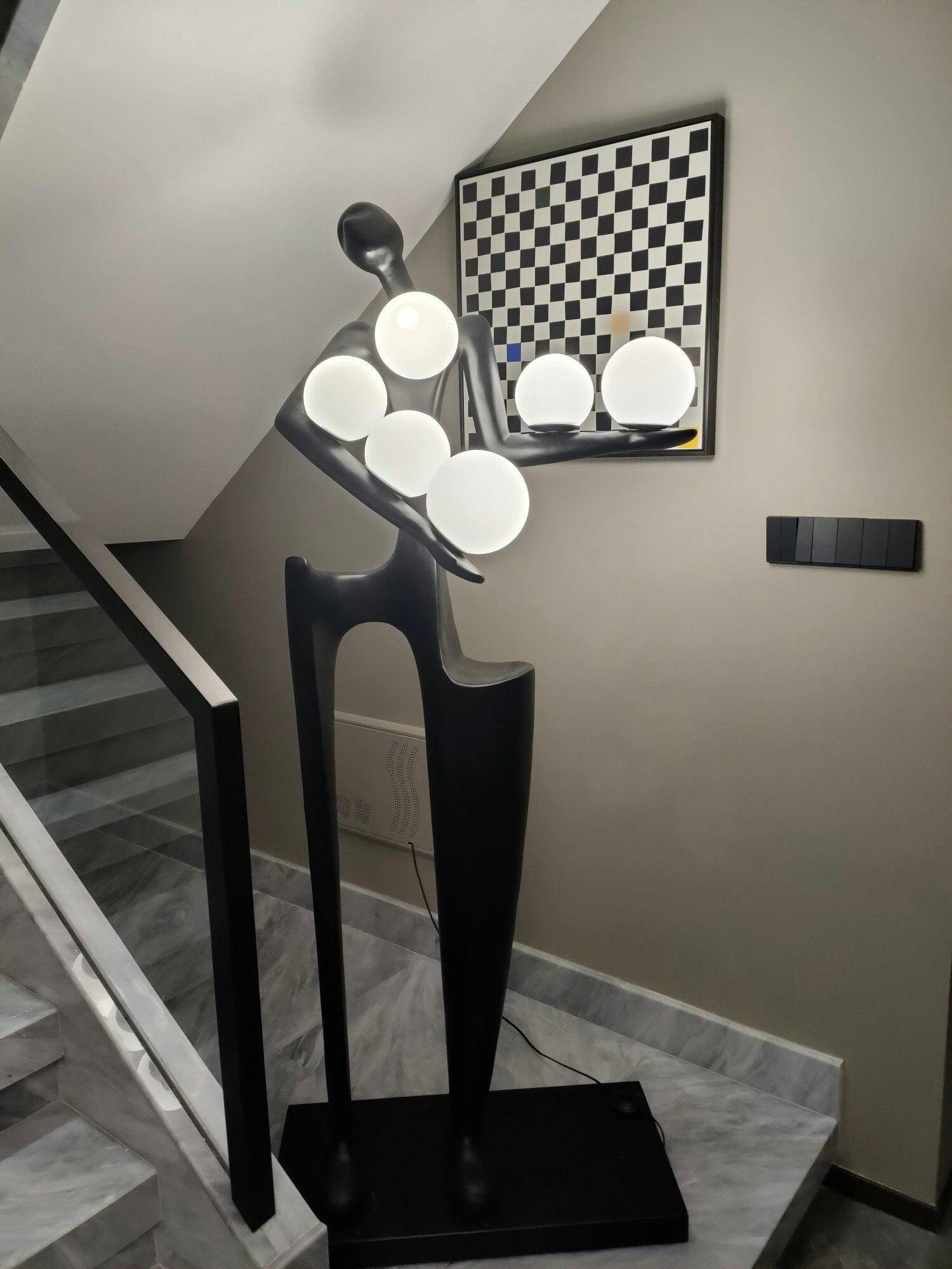 Viraeette Plastic Artistic Floor Lamp