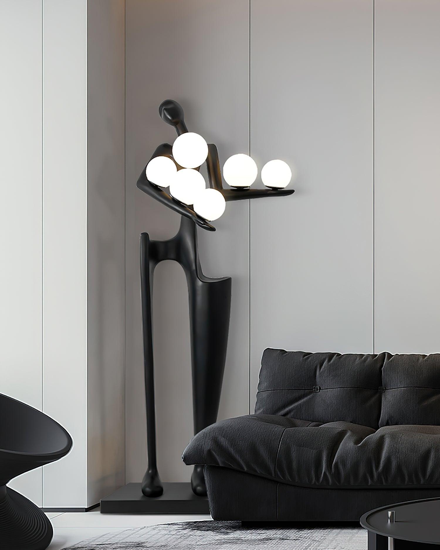 Viraeette Plastic Artistic Floor Lamp