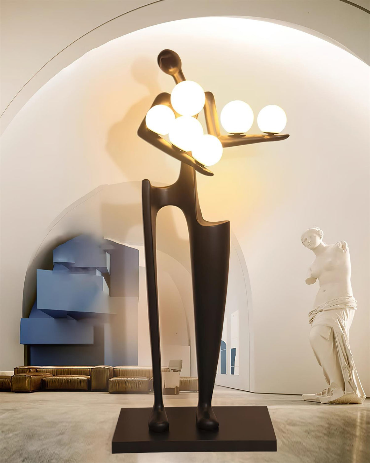 Viraeette Plastic Artistic Floor Lamp