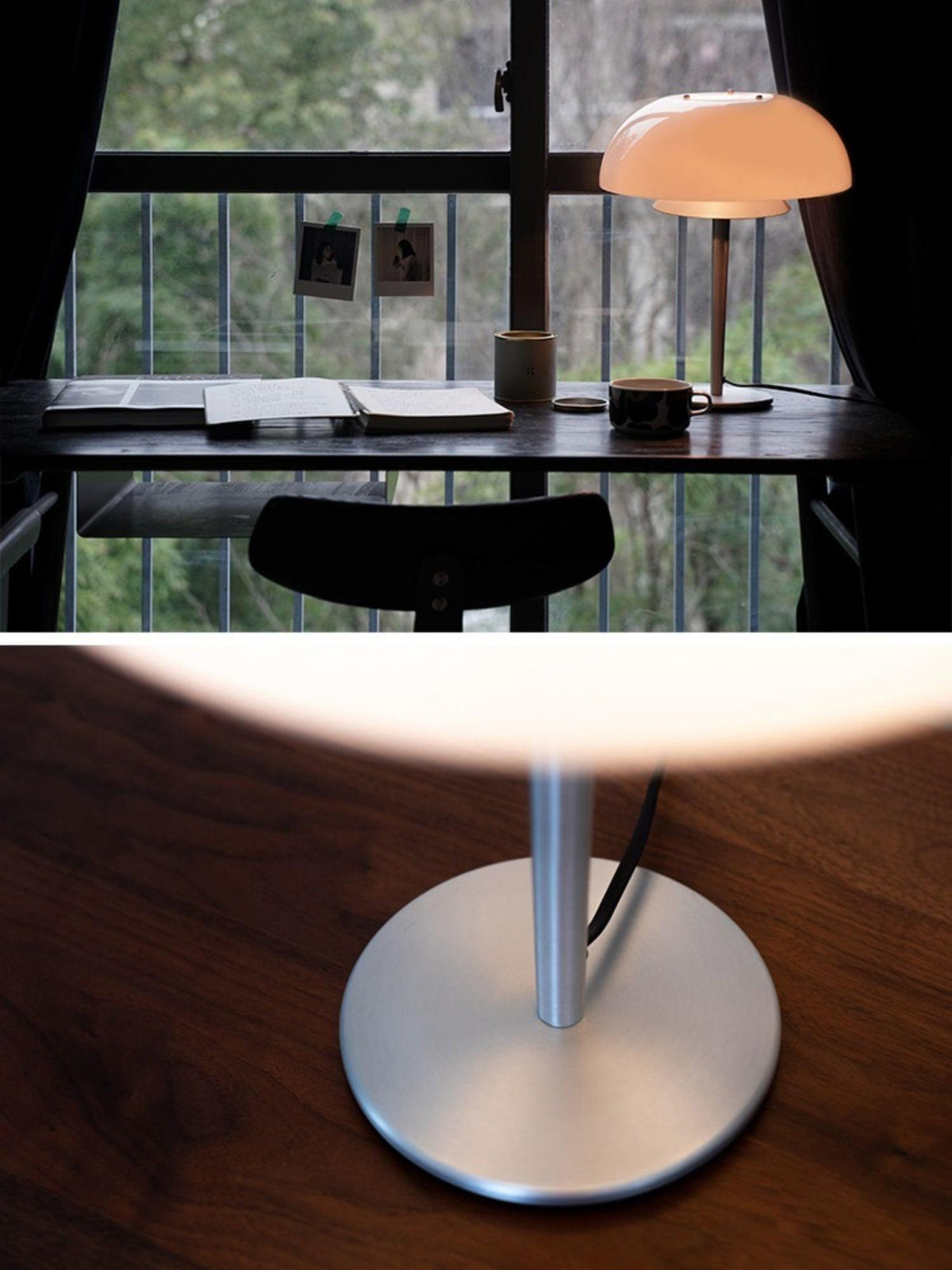 Nilten Modern Glass Table Lamp