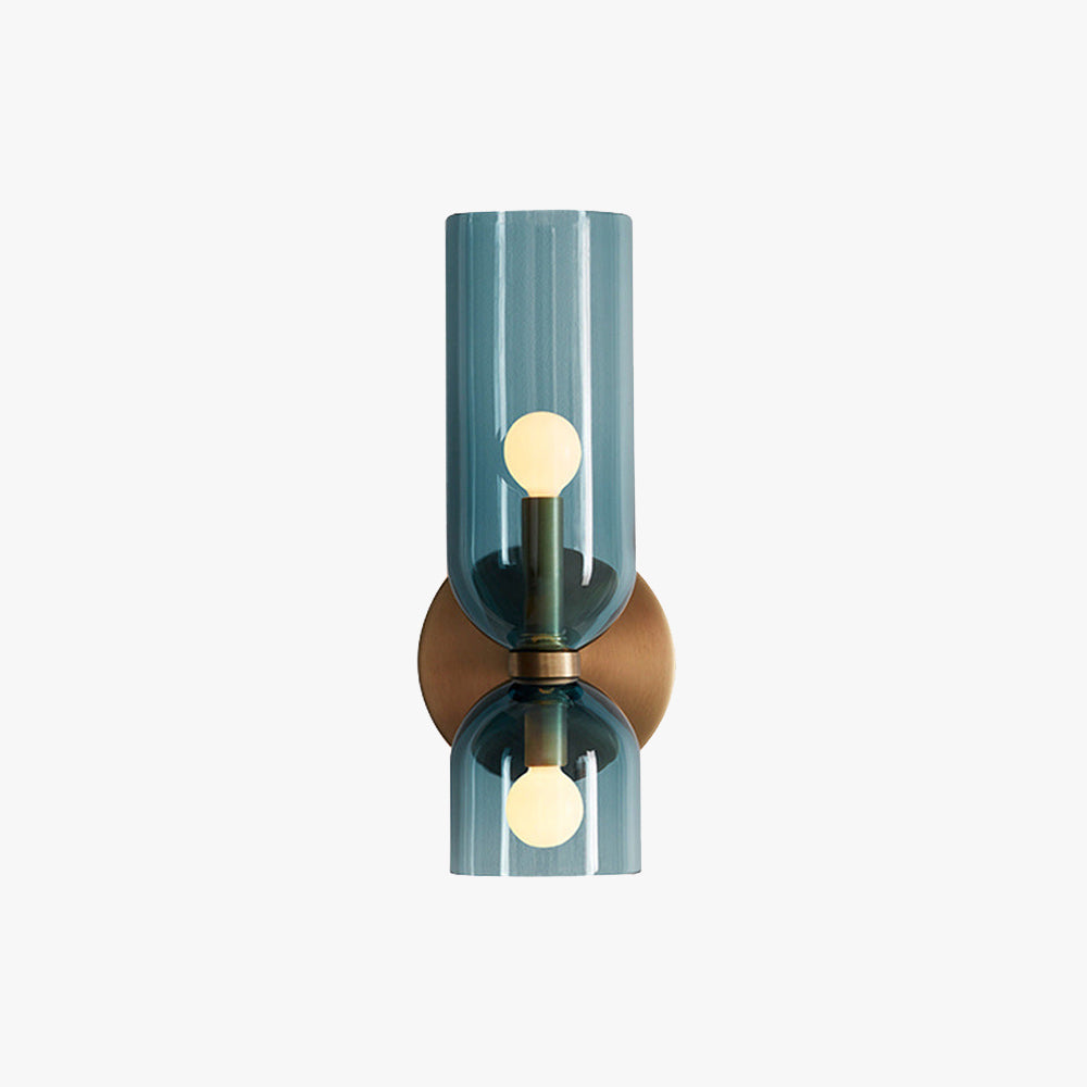 Valentina Modern Bedroom Glass Wall Lamp Sconce - Neutral Decor