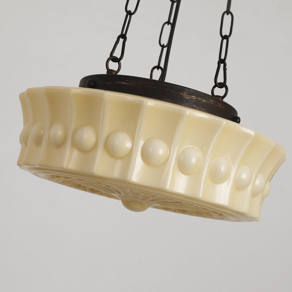 Valentina Vintage French Country Dome Pendant Light Living Room - Neutral Decor