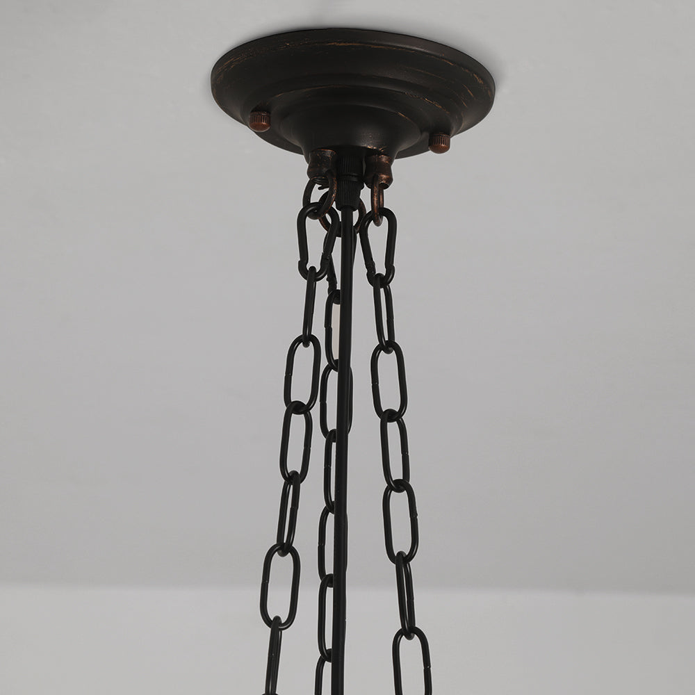 Valentina Vintage French Country Dome Pendant Light Living Room - Neutral Decor