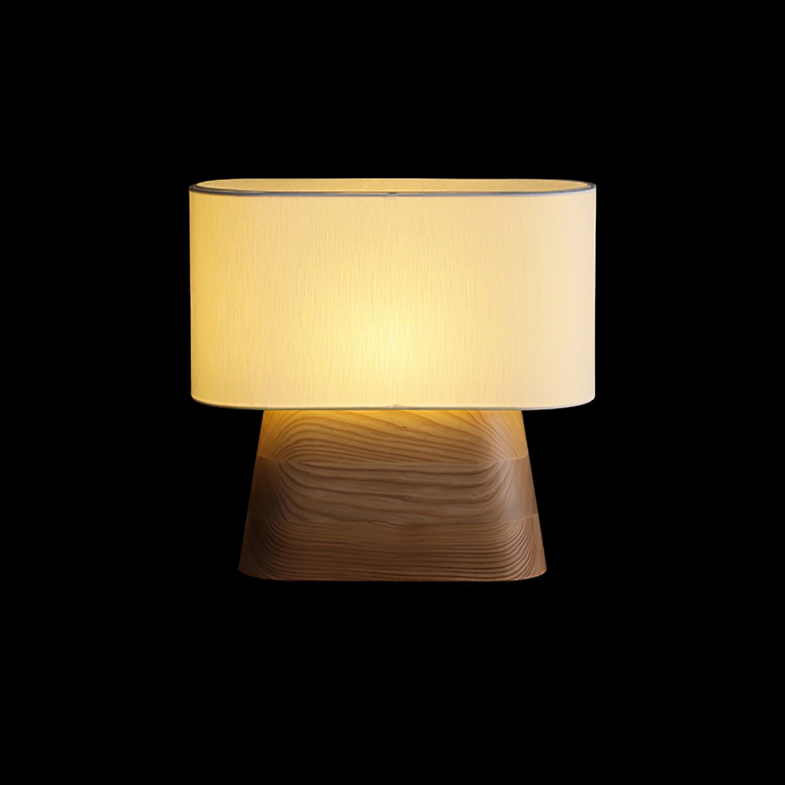 Grashen Wood & Fabric Table Lamp