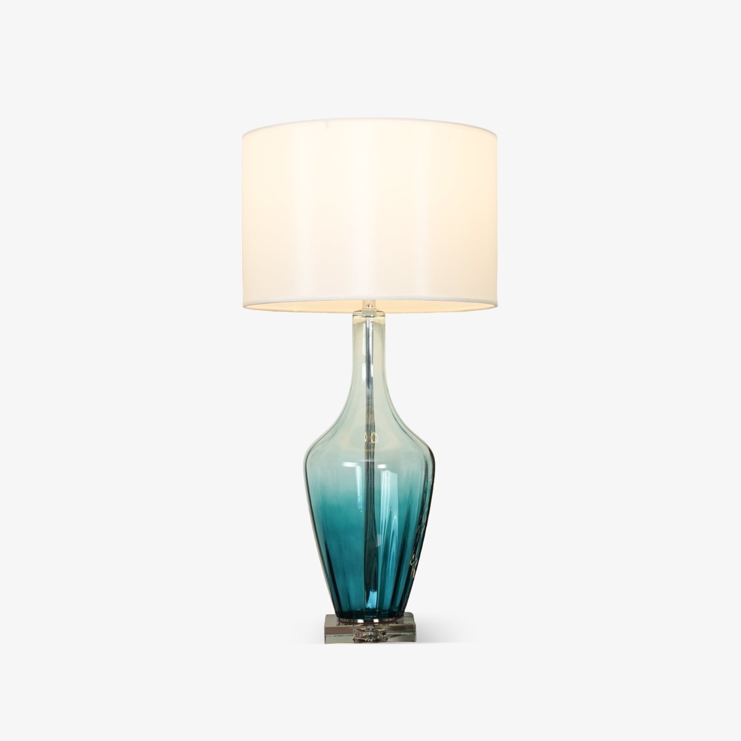 Syphae Glass Table Lamp - Neutral Decor