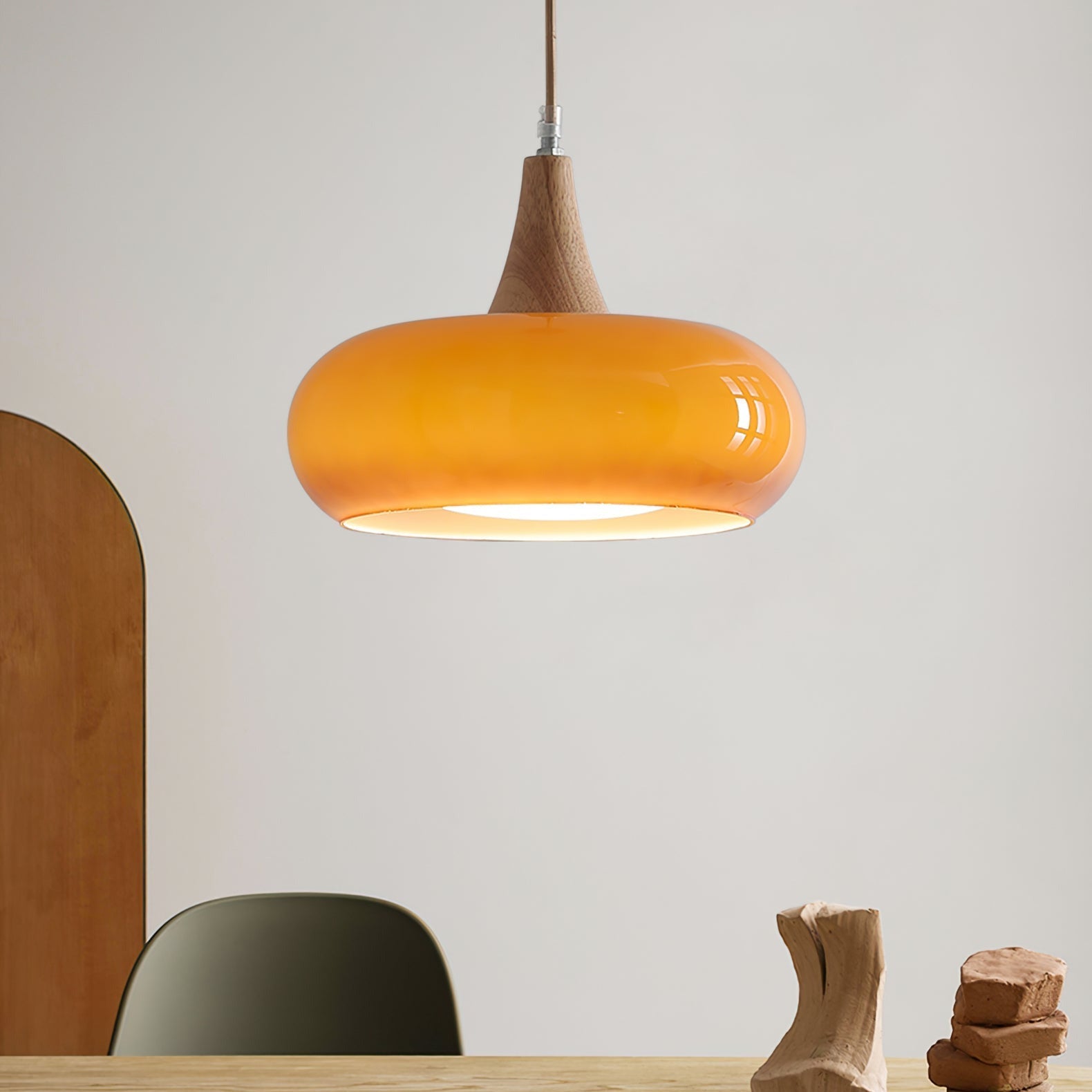 Charlotte Pendant Light Wood - Neutral Decor