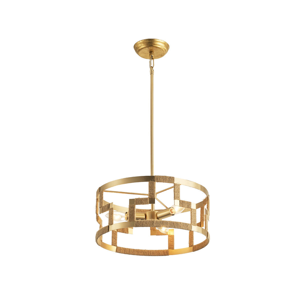 Matrix Gold Pendant Lamp